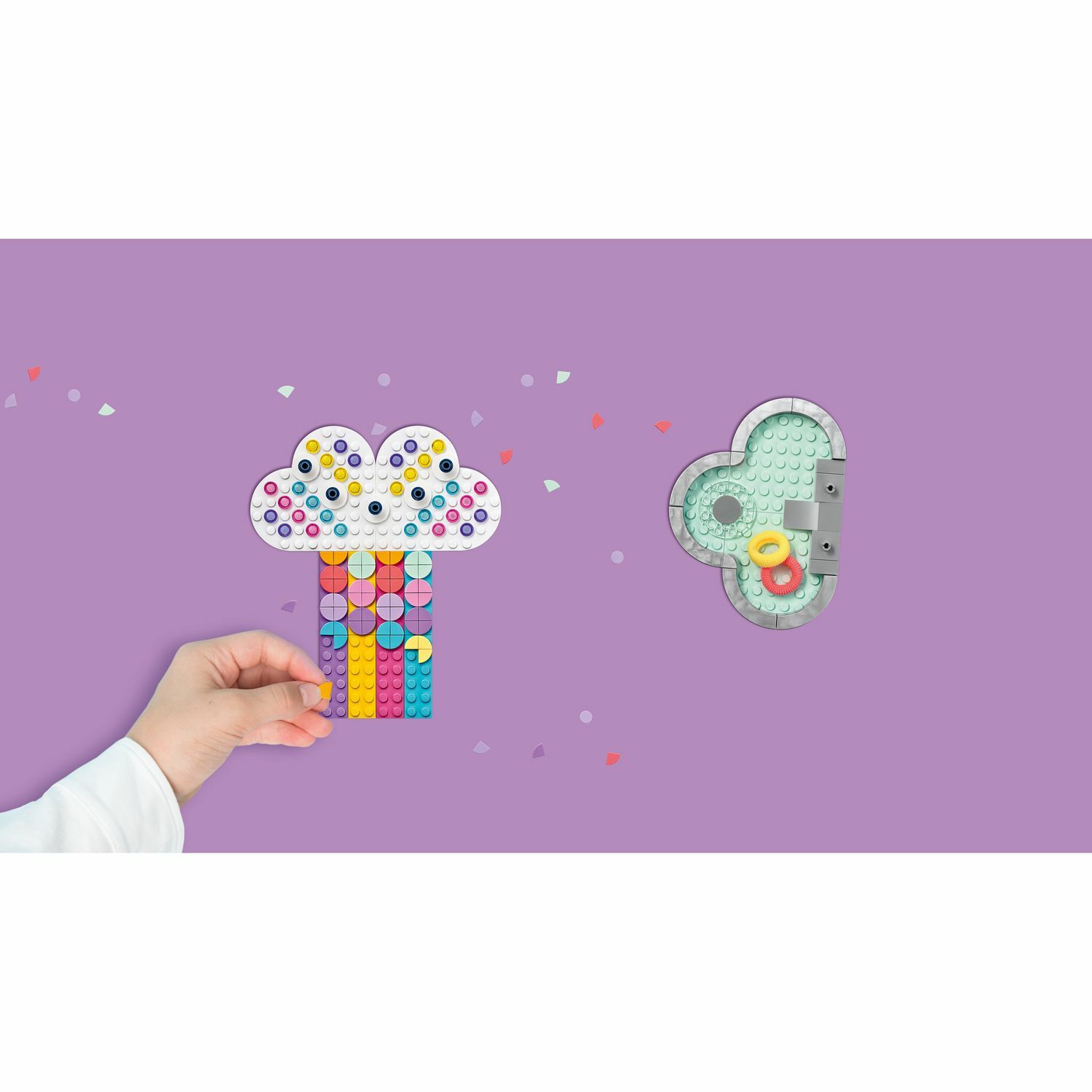 Конструктор LEGO DOTS Подставка для украшений Радуга - фото 20