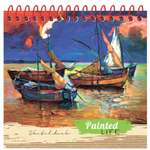 Скетчбук Prof Press Лодки на закате А6 80л 80-3343