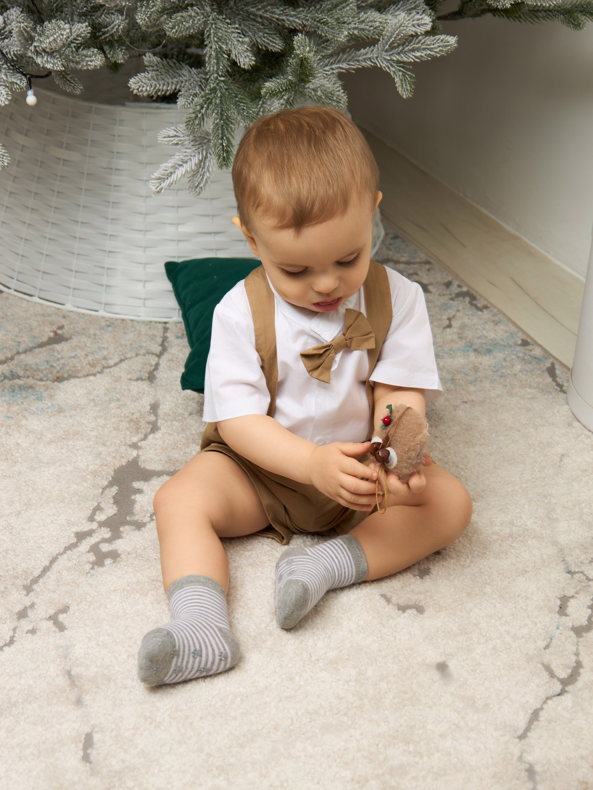 Носки 4 пары ALEX YVN B-2033-4-бел.син.сер. - фото 6