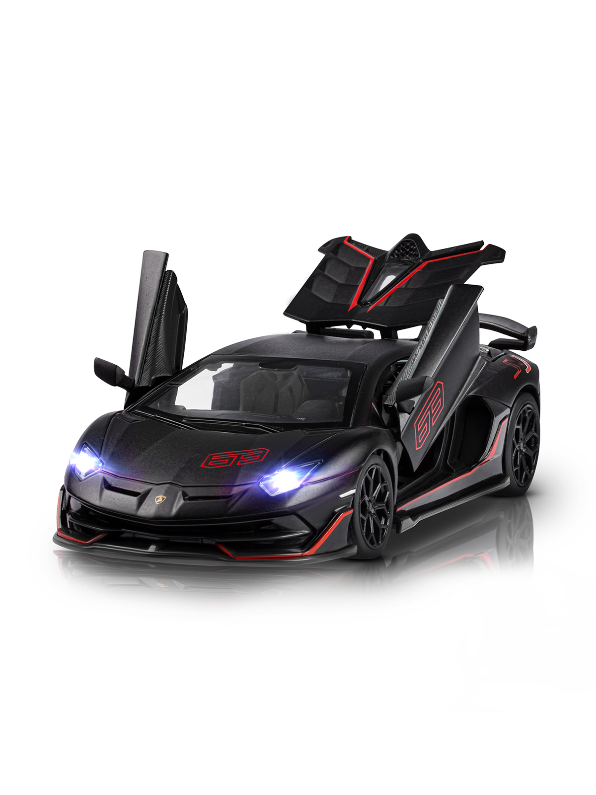 Автомобиль АВТОпанорама Lamborghini Aventador SVJ 1:24 JB1251511 - фото 11