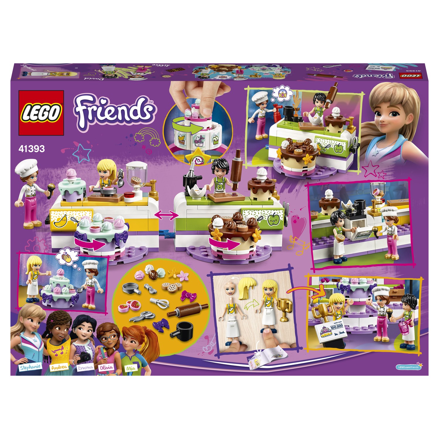 Конструктор LEGO Friends Соревнование кондитеров 361 дет. - фото 3