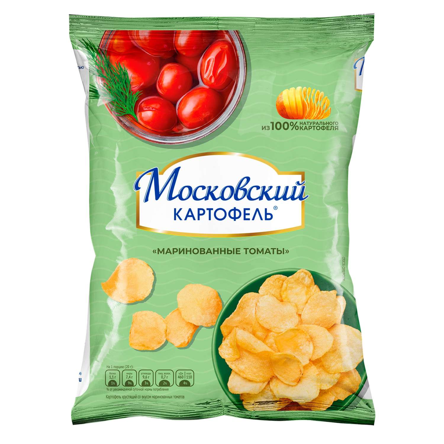 Чипсы Московский картофель маринованные томаты 60г - фото 1