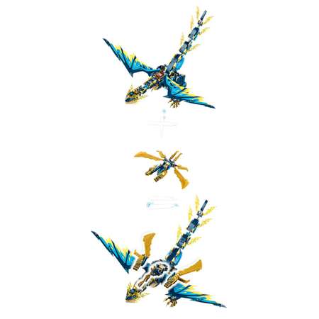 Конструктор LEGO NINJAGO Dragon vs The Empress Mech блочный