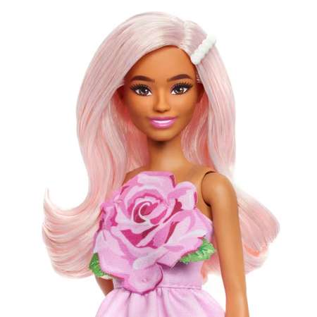 Кукла модельная Barbie Fashionistas в розовом платье