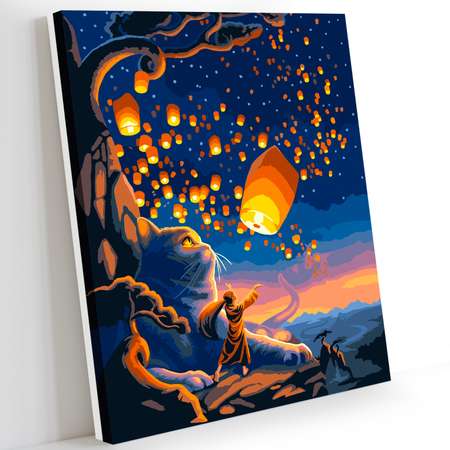Картина по номерам Art on Canvas Фестиваль небесных фонариков в ассортименте