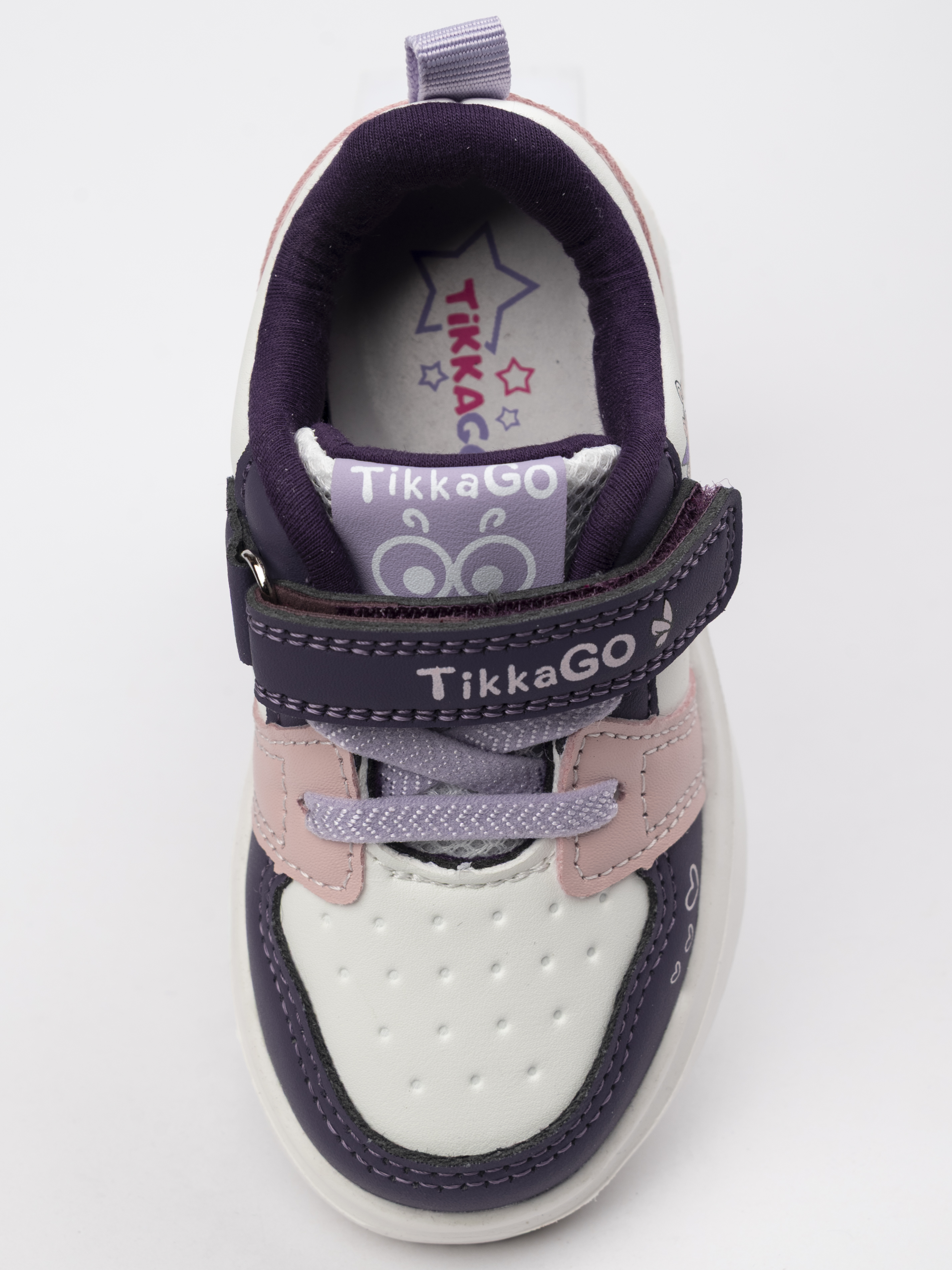Кроссовки TikkaGo 1A05_6251-1_white-pink-violet - фото 2