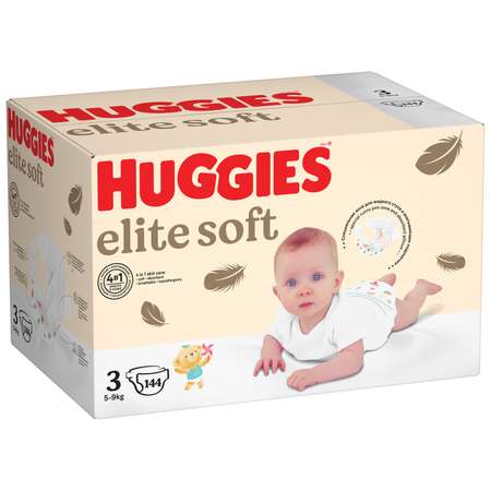 Подгузники Huggies Elite Soft 3 (5-9 кг) 144 шт.