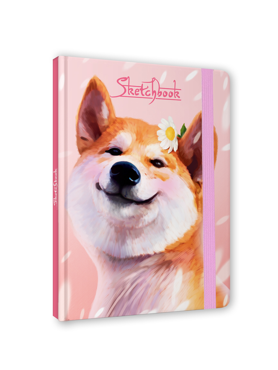 Блокнот Проф-Пресс Скетчбук А5. Сиба-Ину - фото 6