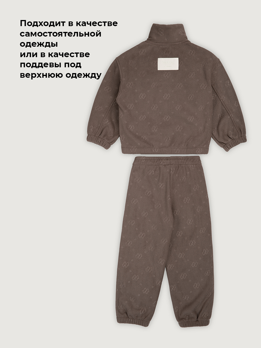 Костюм NIKASTYLE 7т40726 кофе - фото 5