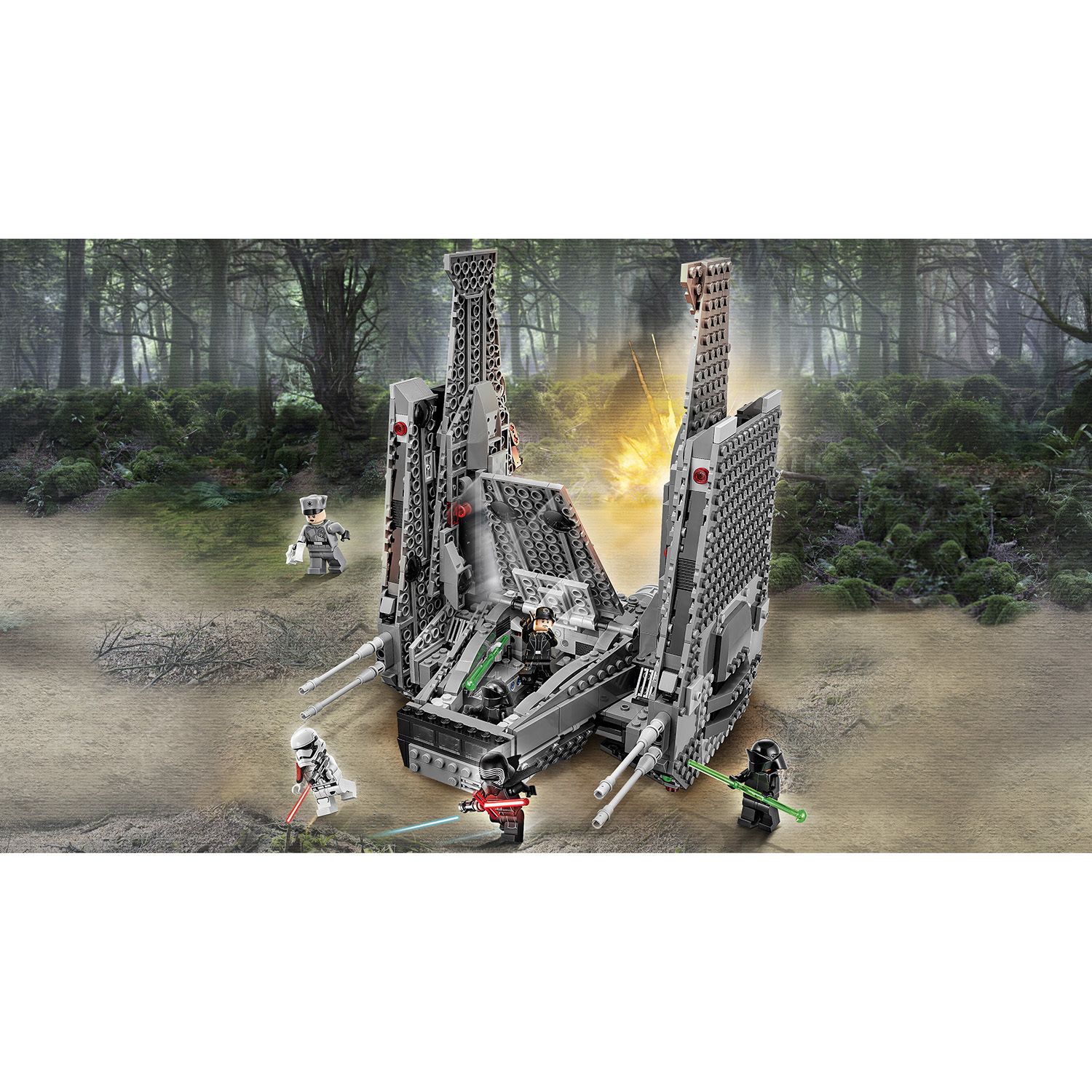Конструктор LEGO Star Wars Командный шаттл Кайло Рена блочный - фото 5
