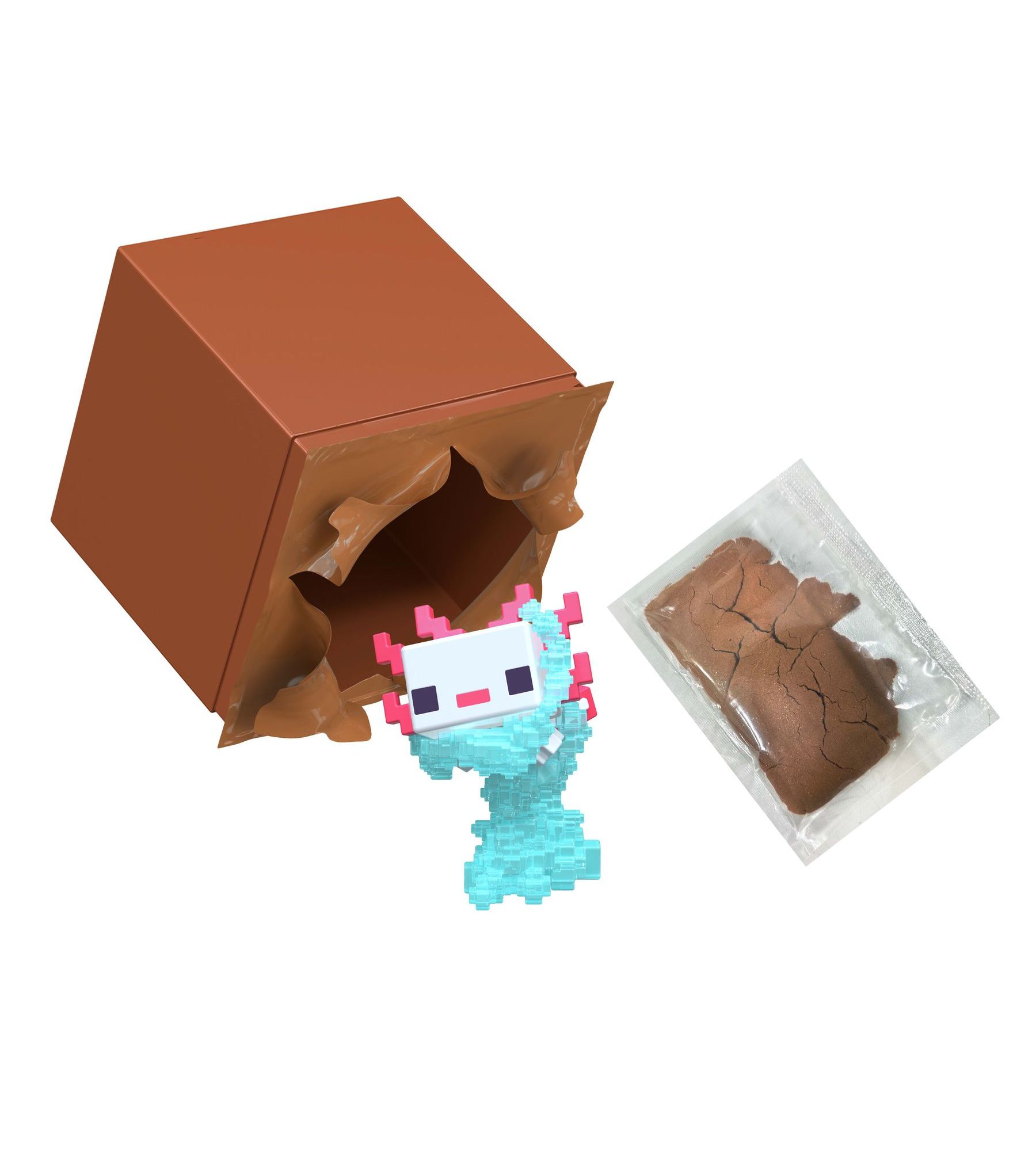 Игровой набор Minecraft Цветущие блоки мини Axolotl - фото 4
