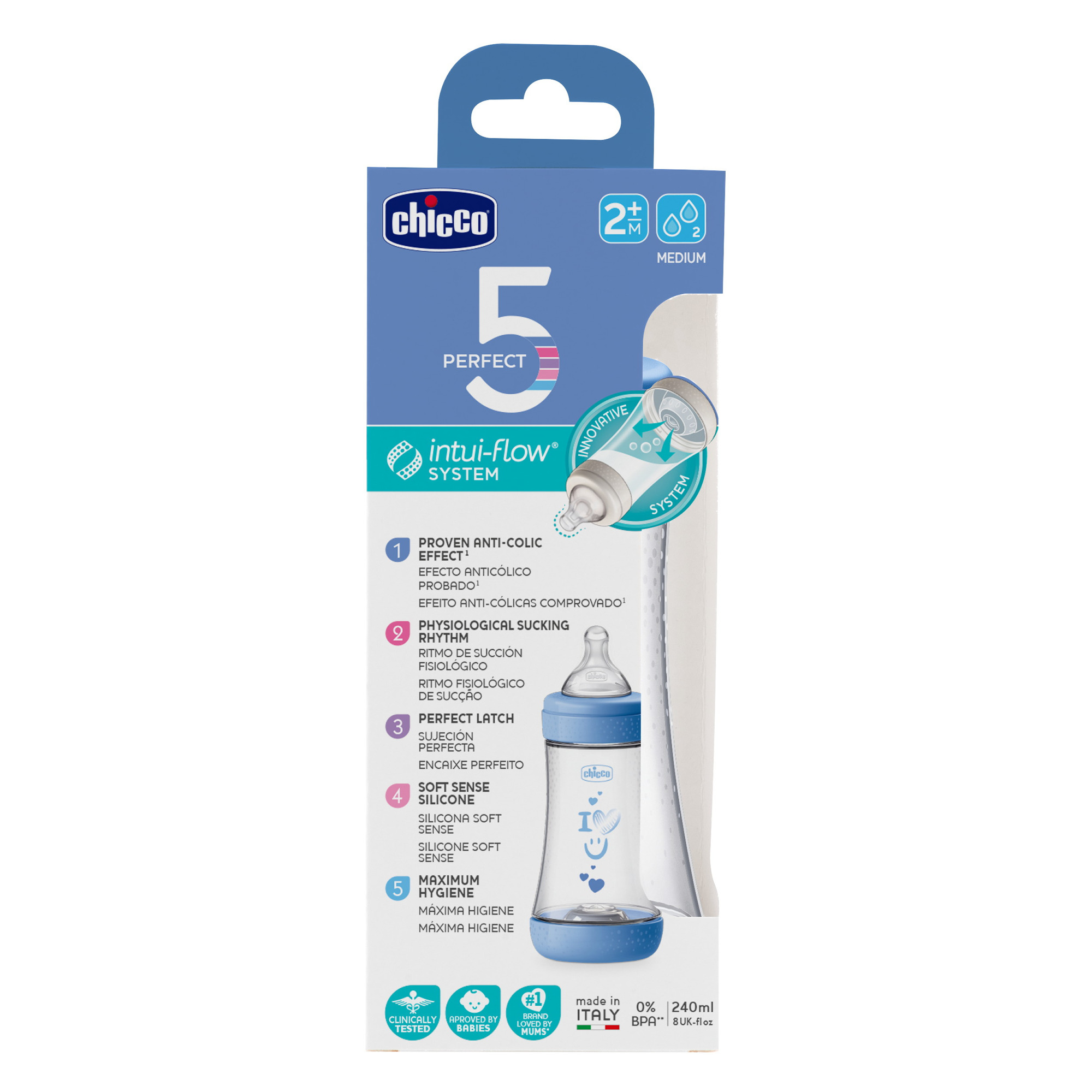 Бутылочка Chicco 240 мл - фото 13