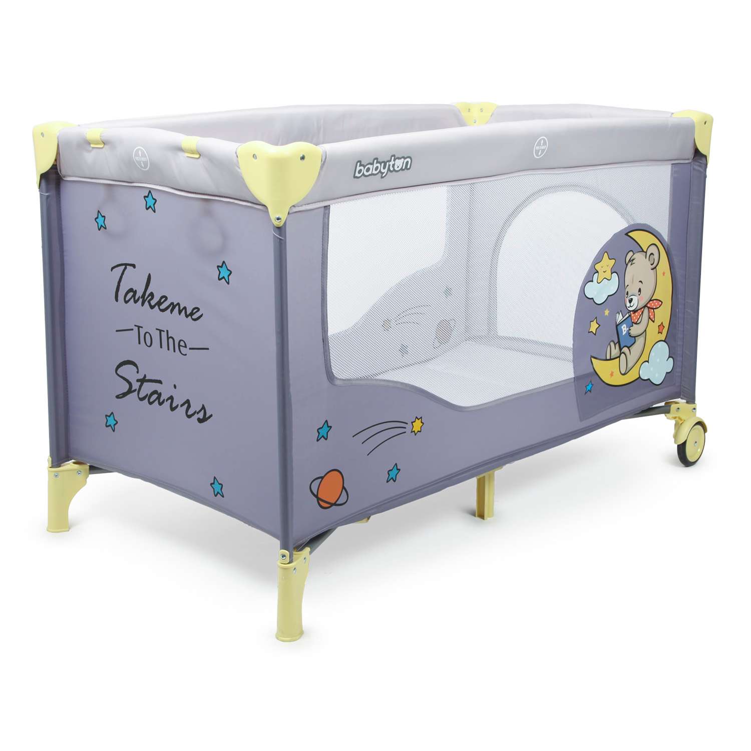 Манеж Babyton Play Box Purple P612 - фото 7