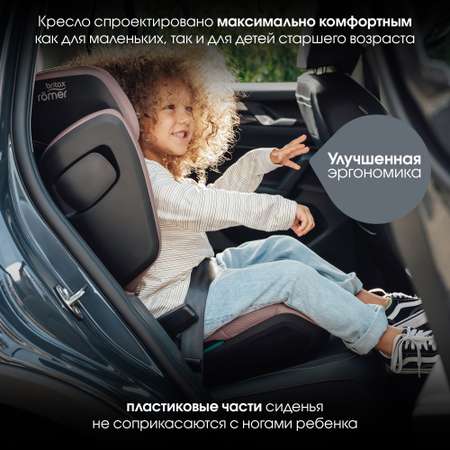 Автокресло Britax Roemer Kidfix PRO M i-SIZE Isofix 2/3 (15-36 кг) розовый