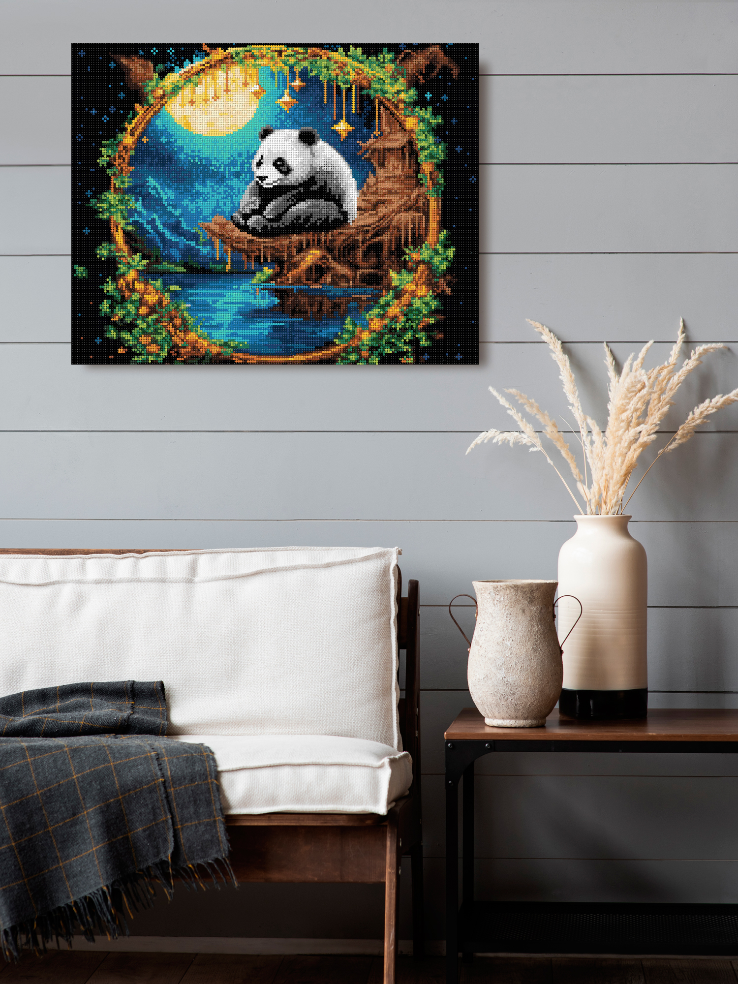 Алмазная мозаика Art on Canvas Сказочная панда в ассортименте - фото 3
