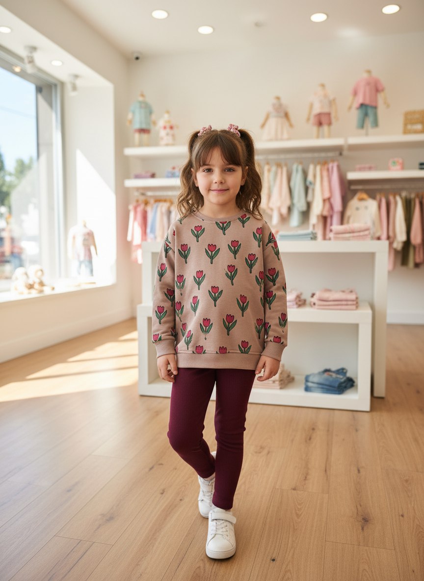 Костюм Zara тюльпаны - фото 2