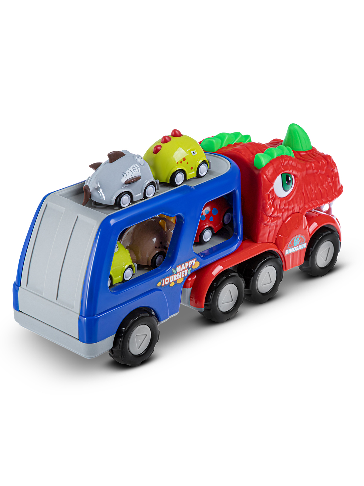 Автовоз AUTODRIVE Динозавр с паром JB0405012 - фото 15