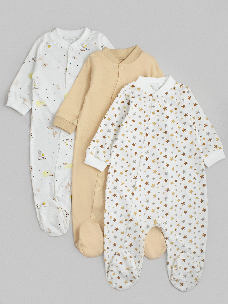 Комбинезон 3 шт YOULALA 0120102001-ЧВ - фото 1