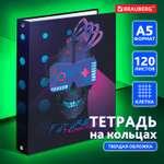 Тетрадь со сменным блоком Brauberg клетка 120 лист.