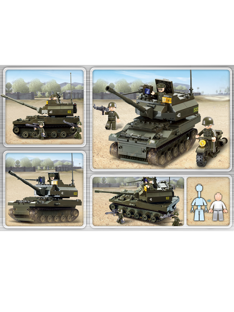 Конструктор SLUBAN 258 дет. - фото 2