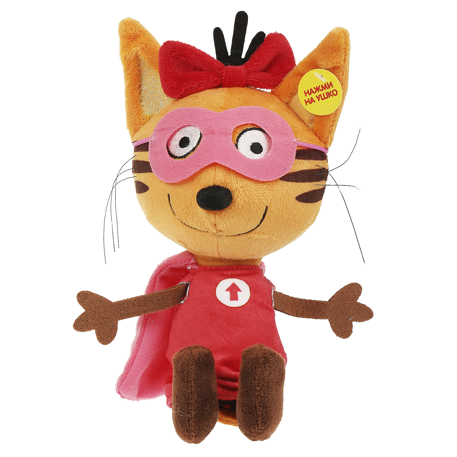 Мягкая игрушка Мульти Пульти котик Карамелька - фото 1