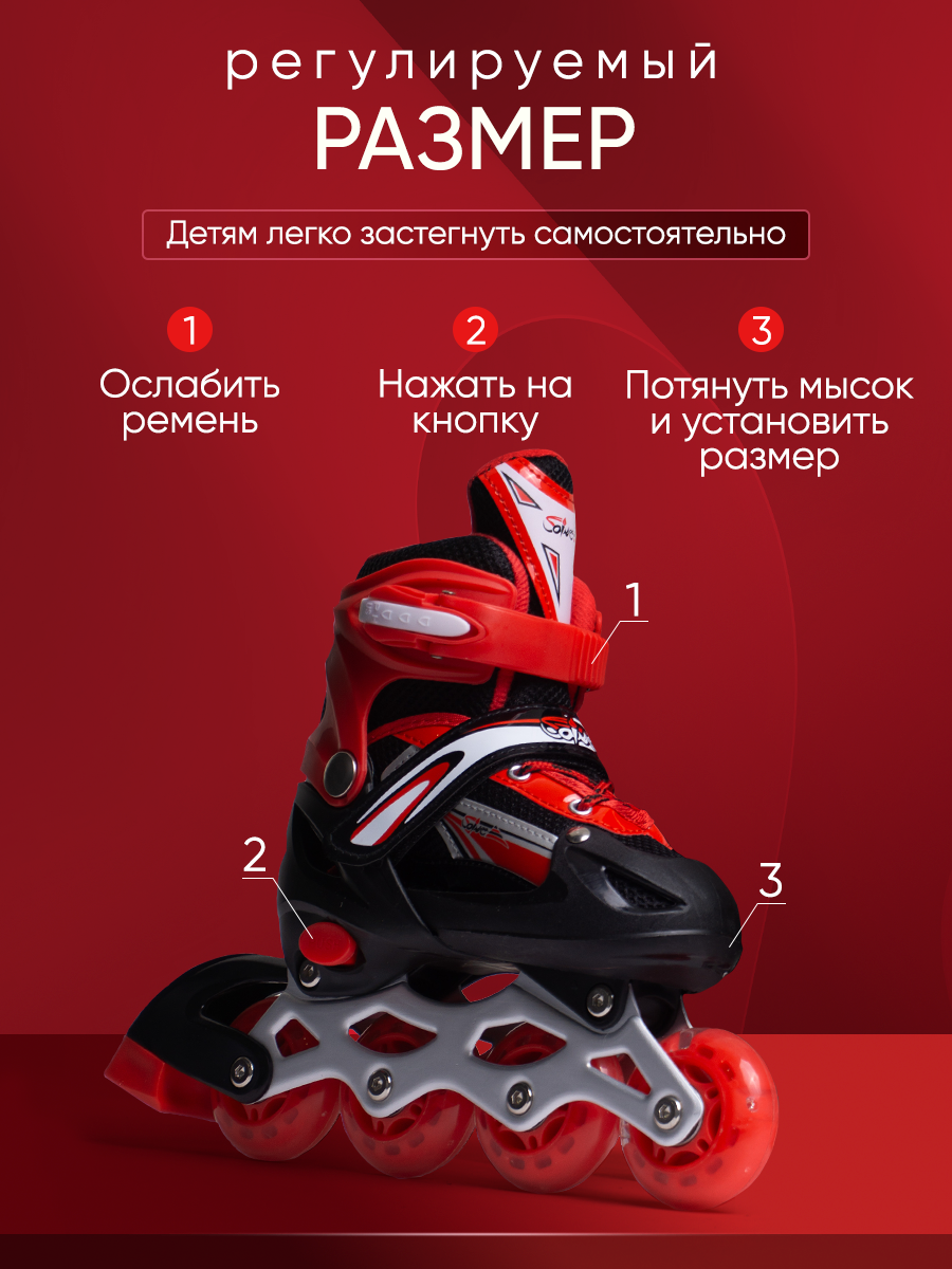 Роликовые коньки Saimaa 39-42 - фото 4