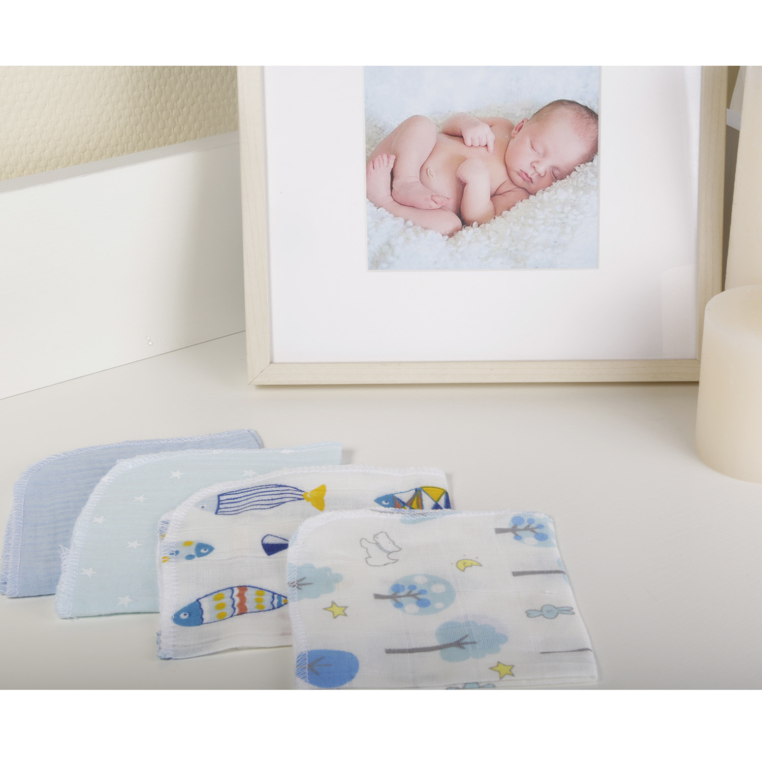 Платок Babyton 4 шт. в ассортименте - фото 8