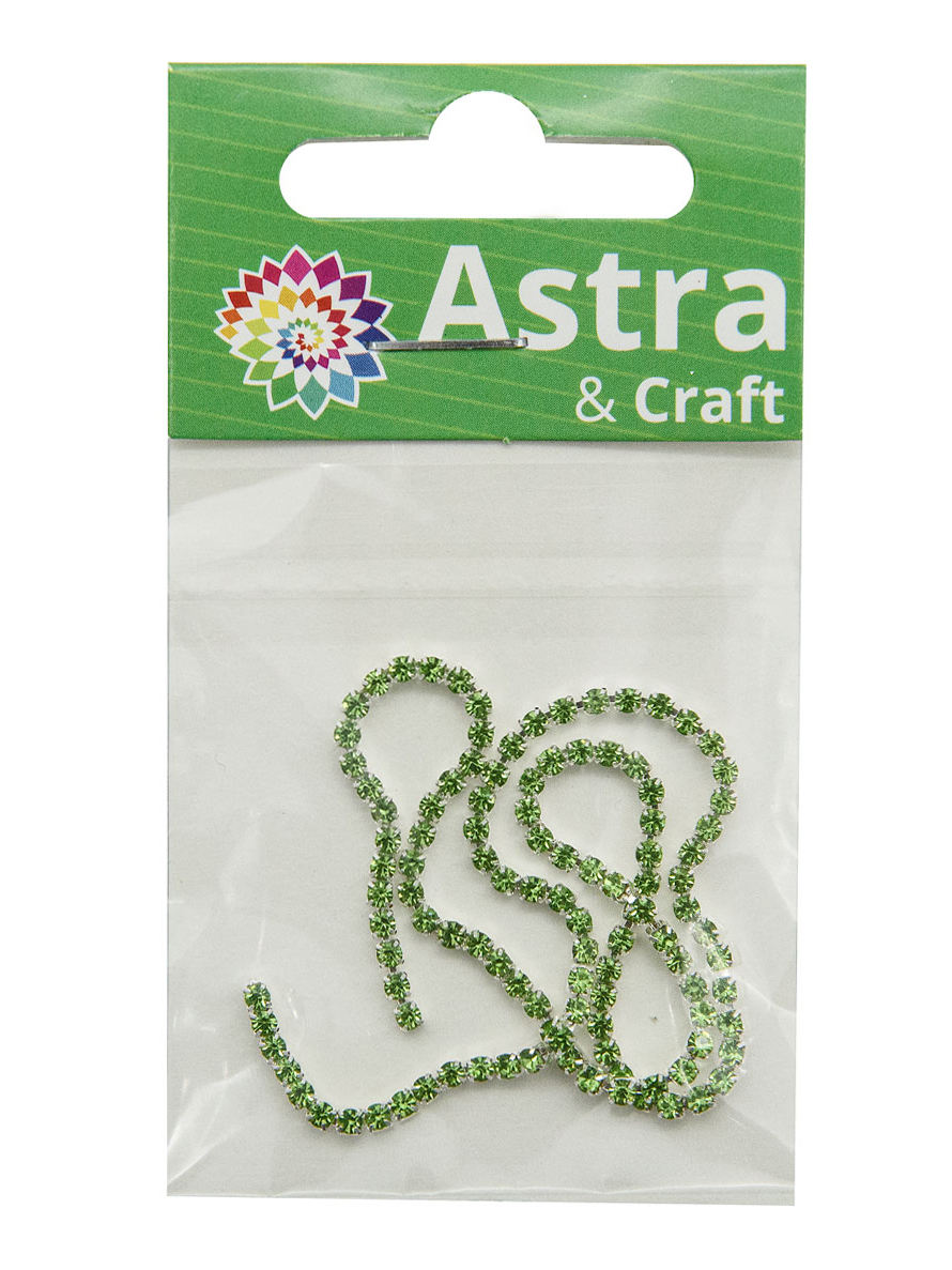 Набор для творчества Astra Craft бисер Стразы на цепочке - фото 3