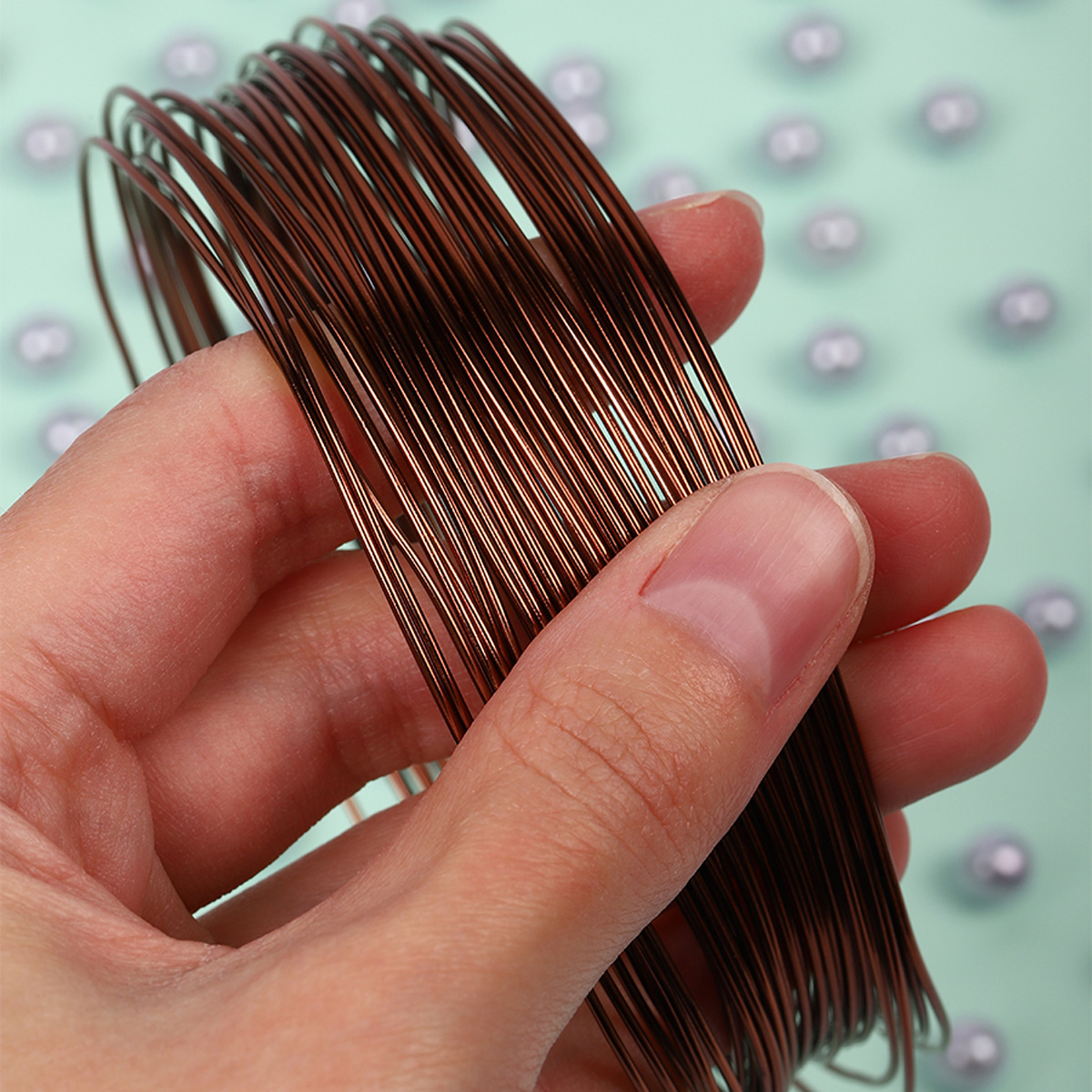 Проволока Magic 4 Hobby Ø 1мм цвет коричневый рул.10м - фото 3