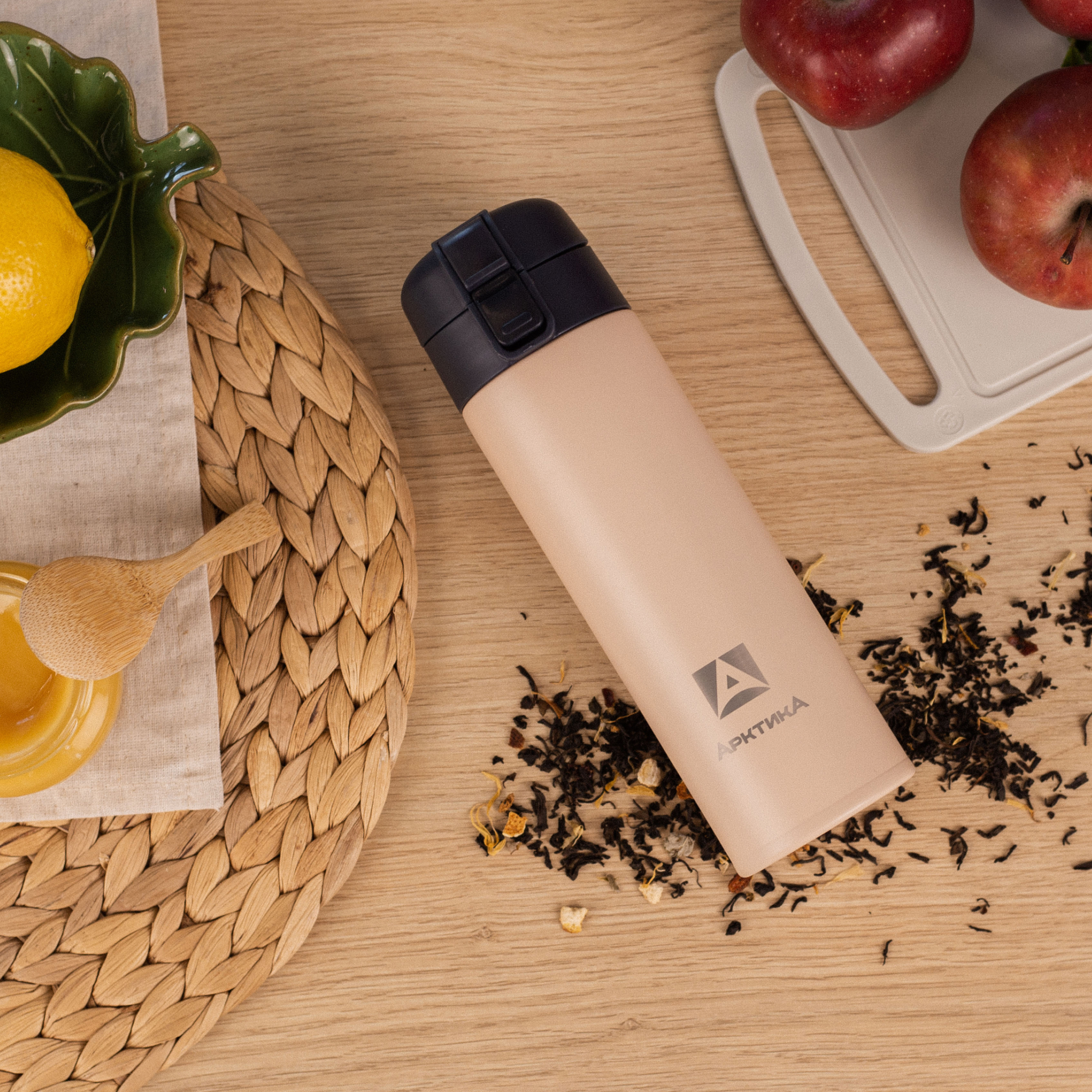 Термокружка Арктика 703-470 песок с ситечком - фото 6