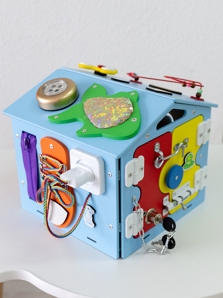 Игрушка KimToys бизиборд Домик - фото 5