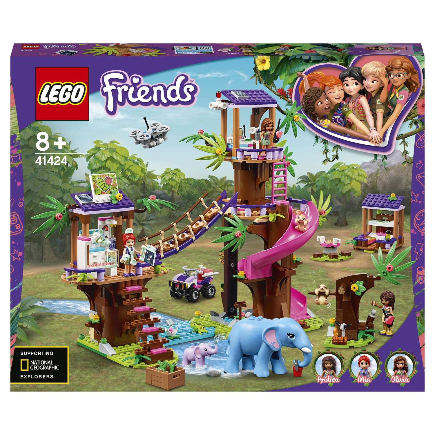 Конструктор LEGO Friends Штаб спасателей блочный - фото 2