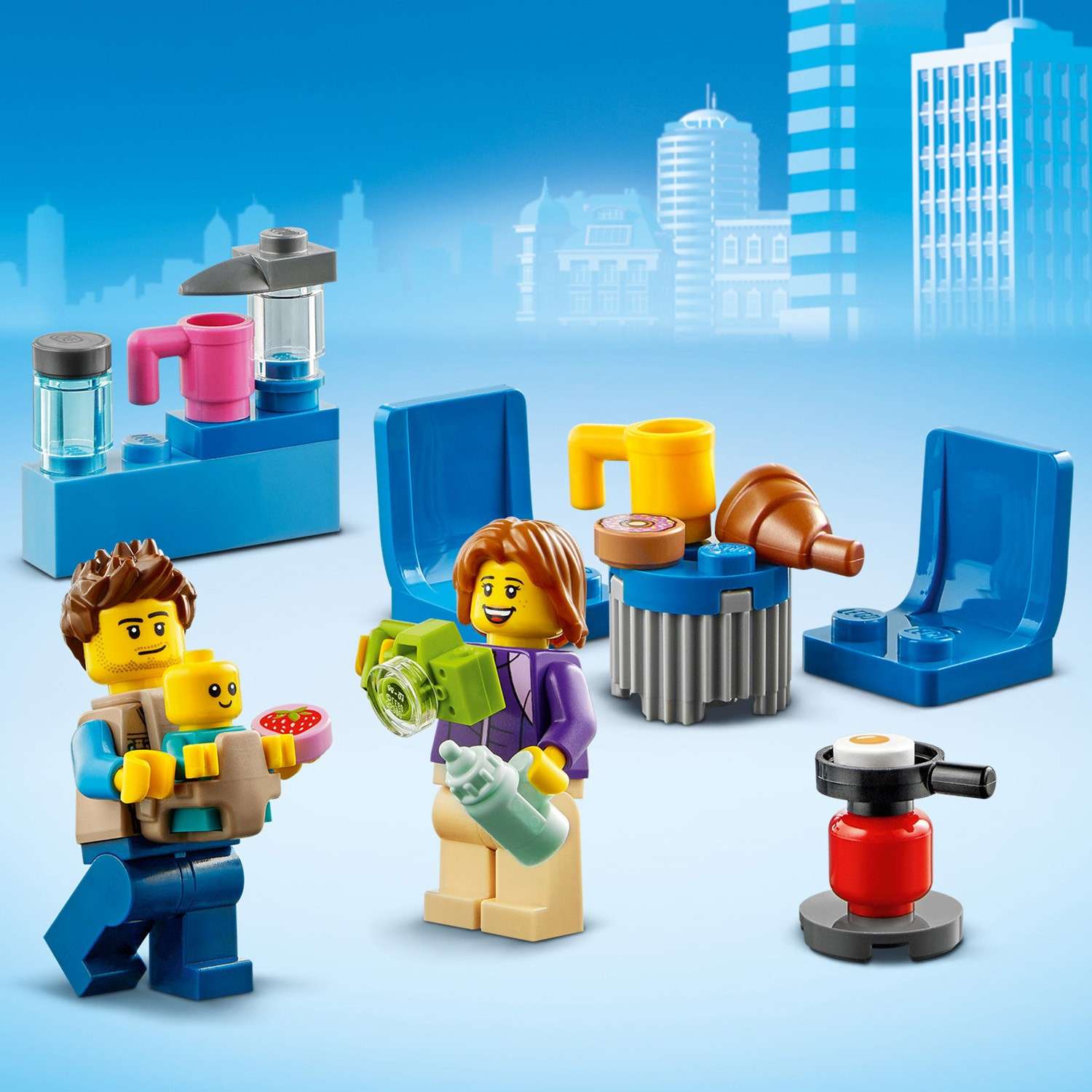 Конструктор LEGO City Отпуск в доме на колесах блочный - фото 10