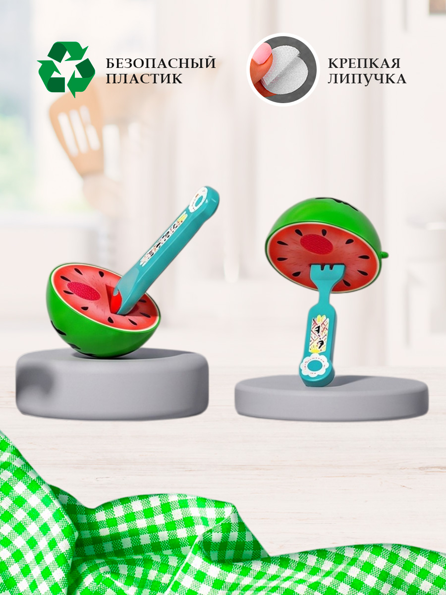 Игрушка TIPTOPOLIS Набор арбуз на липучке 3 предм. - фото 3