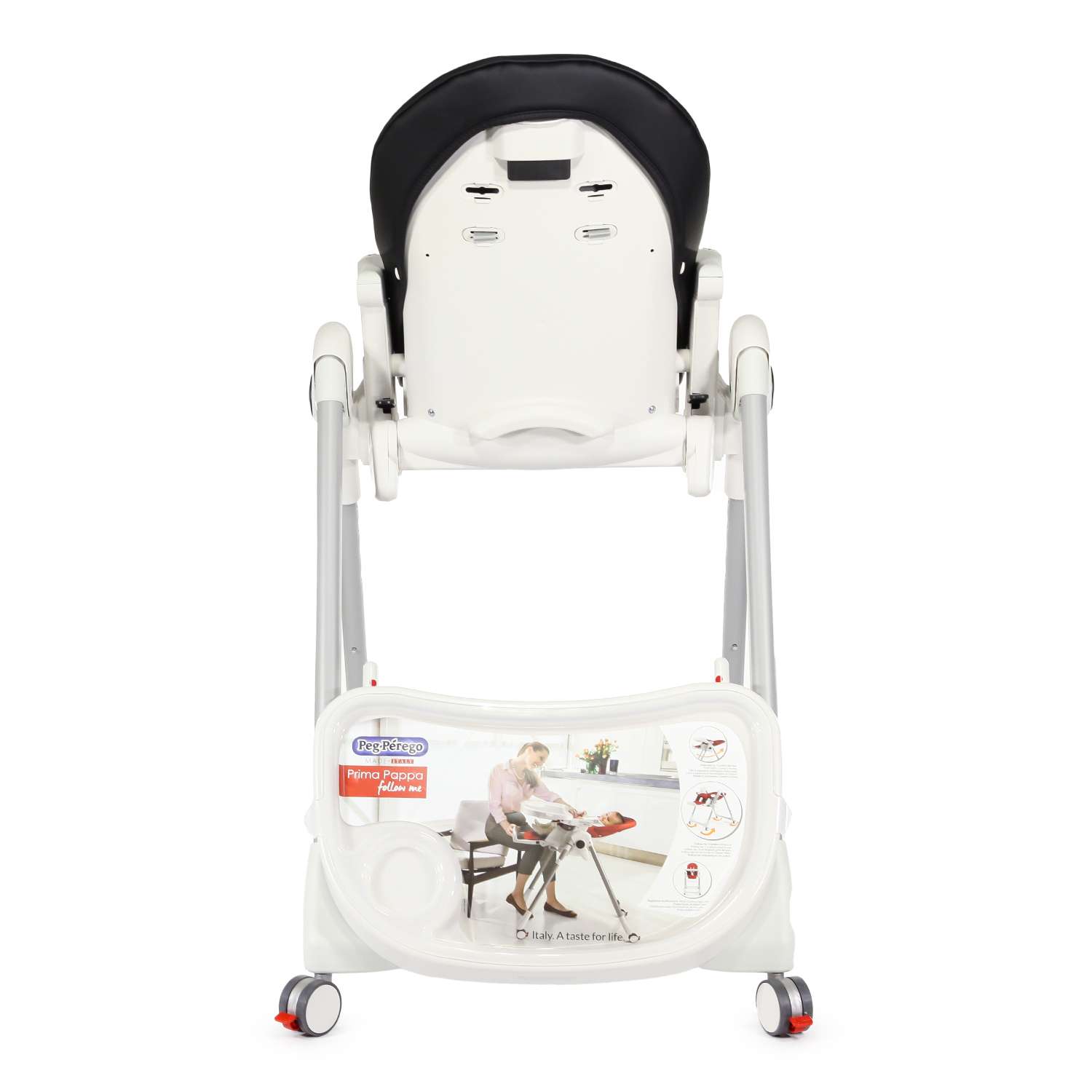 Стульчик для кормления Peg-Perego Prima Pappa Follow Me черный - фото 20