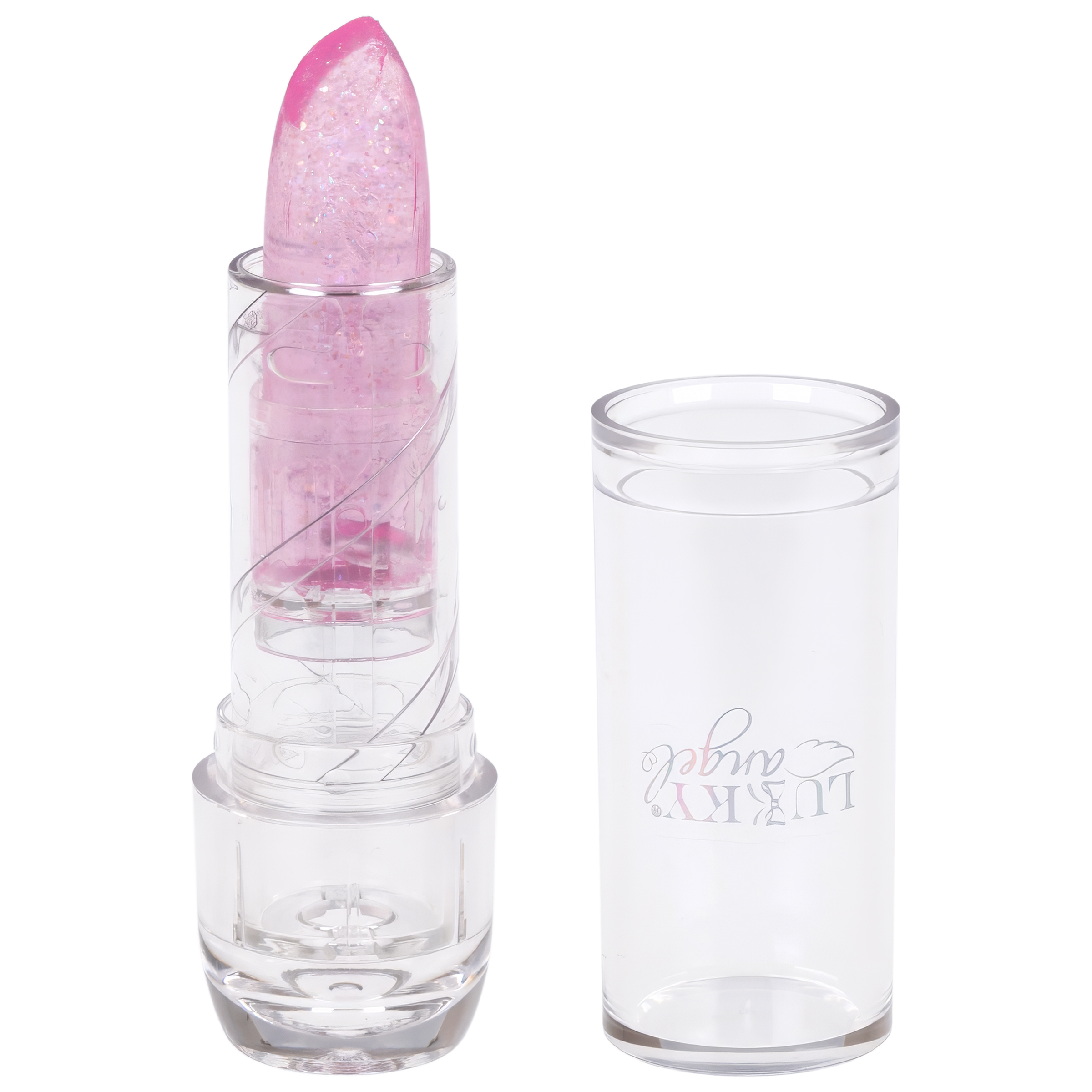 Помада блестящая LUKKY Angel Magic Crystal меняет цвет на розовый с ароматом лесных ягод 3,4 г - фото 2
