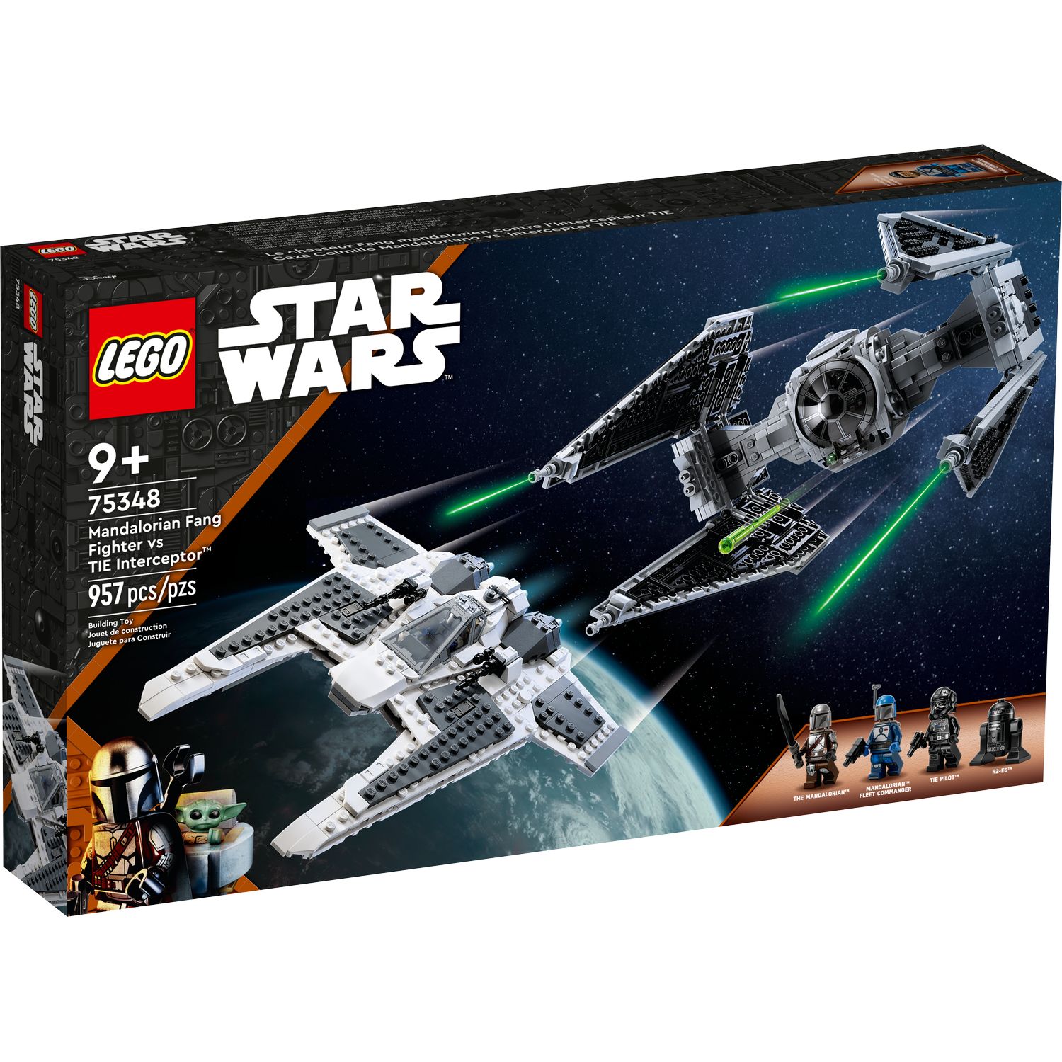 Конструктор LEGO Star Wars Fang Fighter / TIE Interceptor 957 дет. - фото 1
