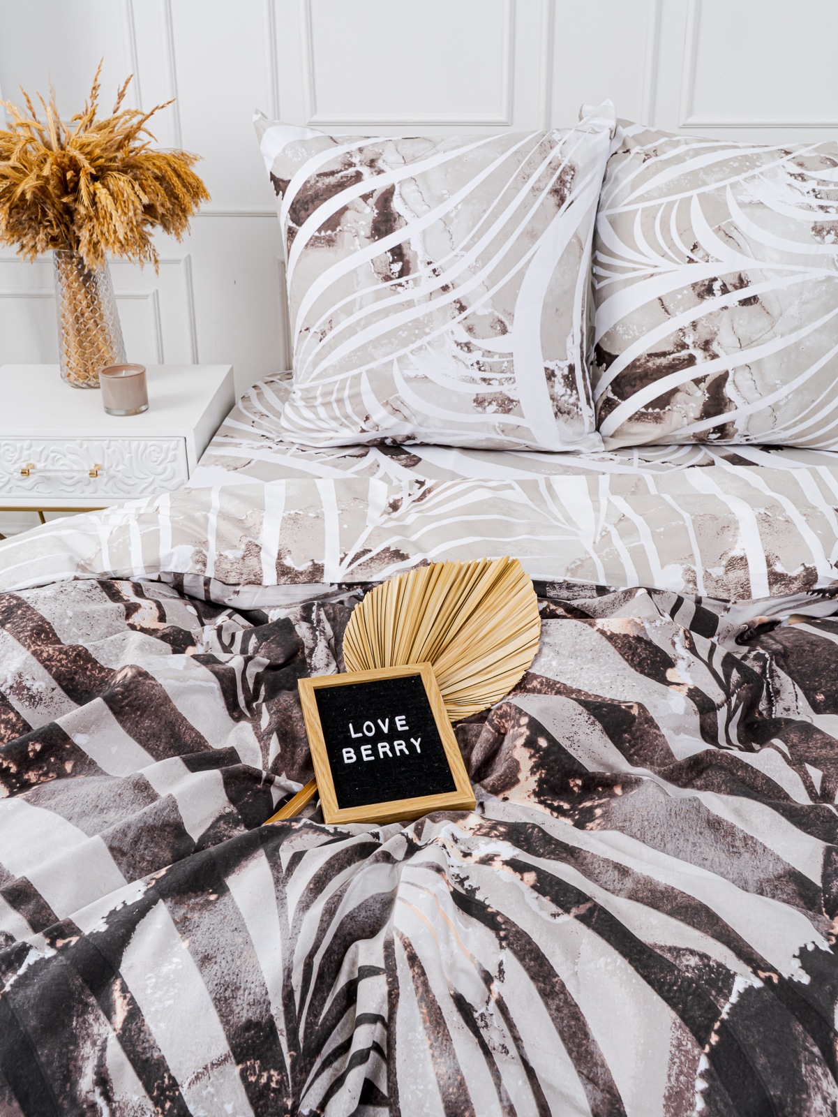 Комплект постельного белья LOVEBERRY Абстракция двуспальный 4 предм. - фото 6