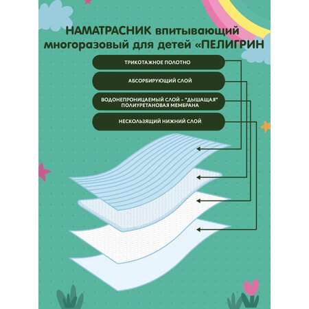 Наматрасник Пелигрин многоразовый