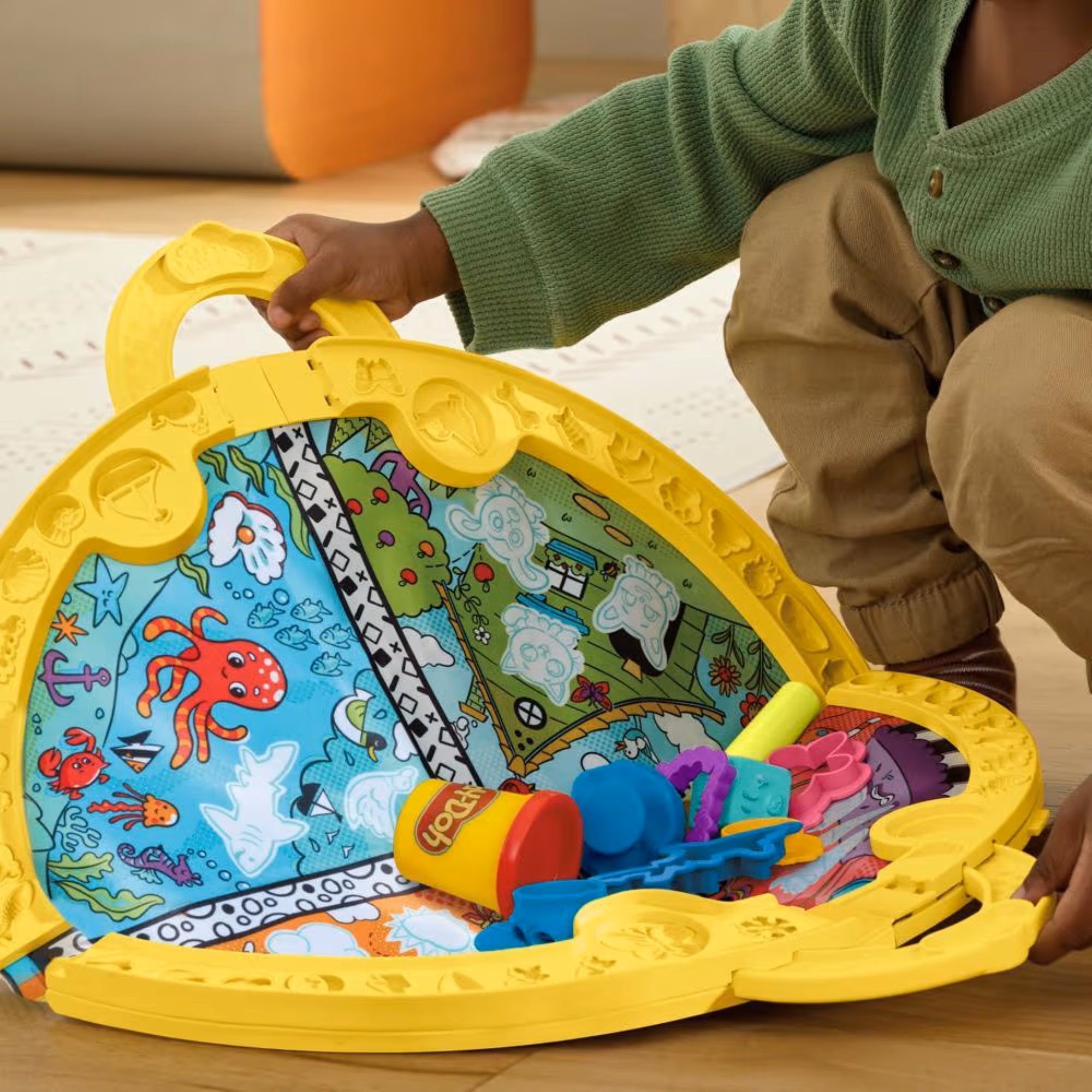 Масса для лепки Hasbro набор Play-Doh с ковриком - фото 5