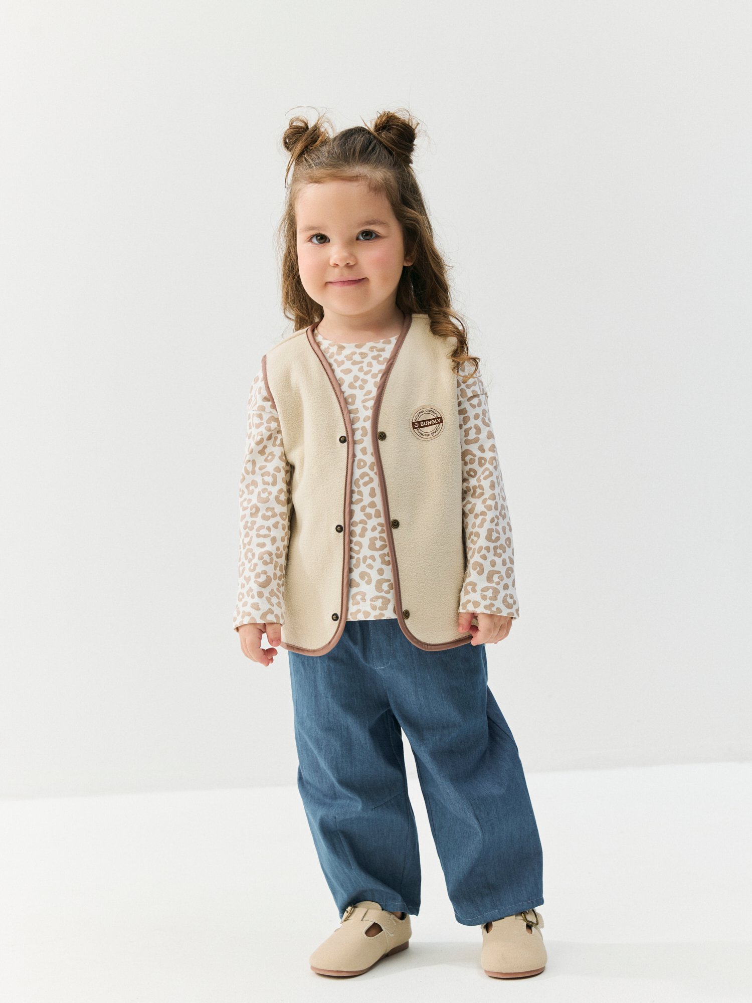 Брюки BUNGLY 1R9795/Деним - фото 3