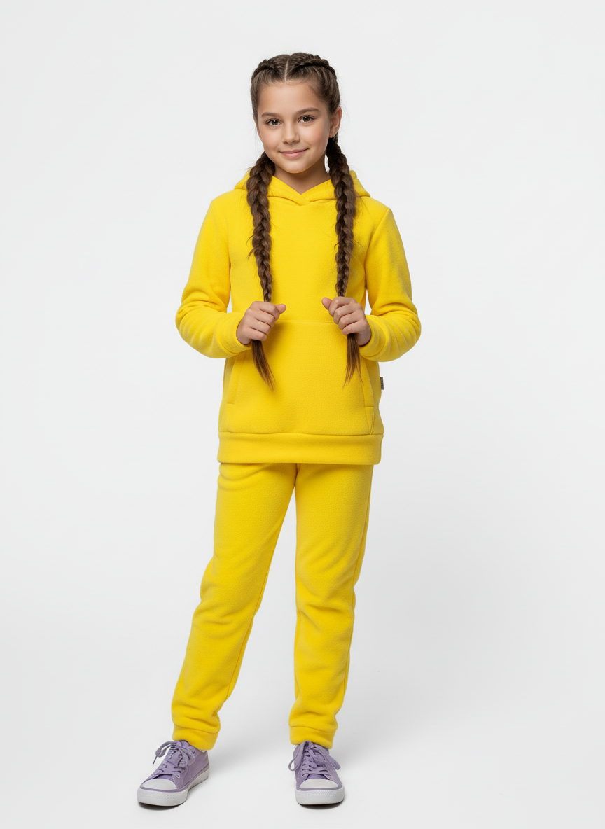 Костюм флисовый Утенок 7043г(ш) желтый - фото 10