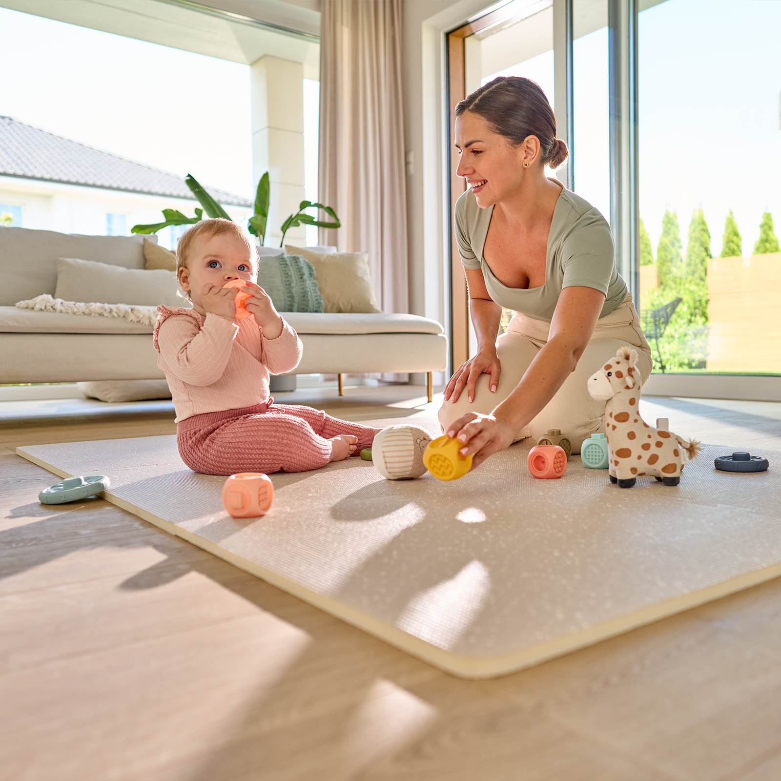 Коврик-пазл Lionelo Yoka 118 x 173 см 6 шт. - фото 18