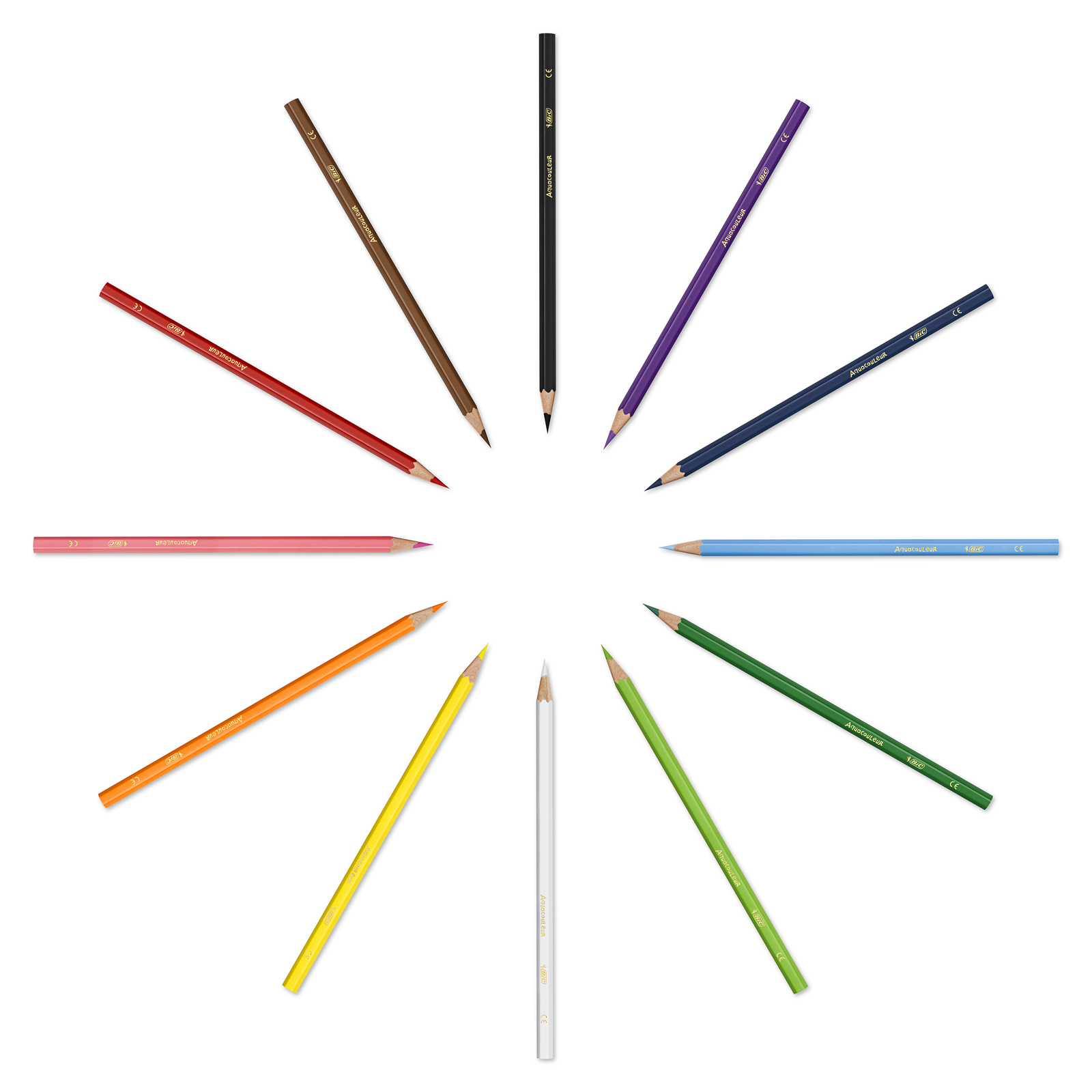 Карандаши акварельные BIC Kids 12 шт. - фото 3