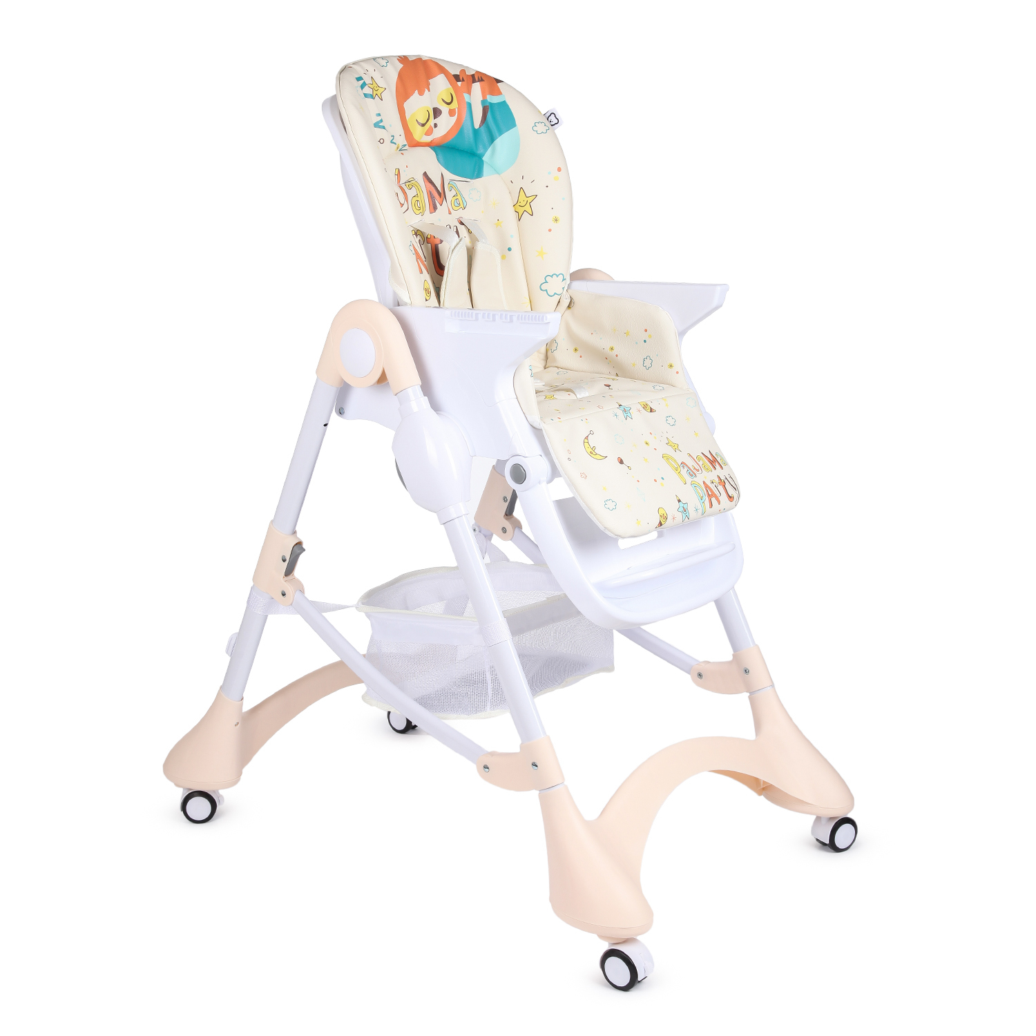 Стульчик для кормления Babyton Happy Animals Beige бежевый - фото 12