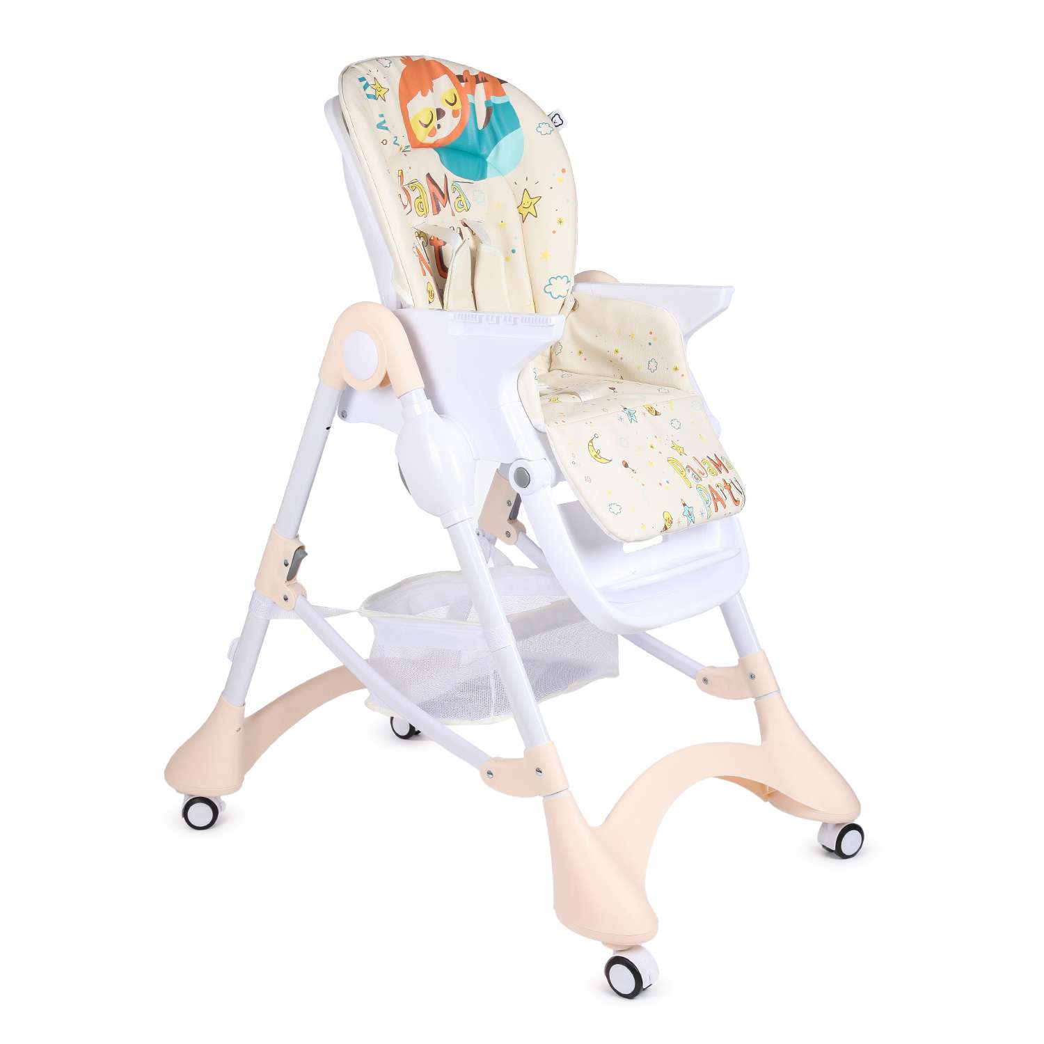 Стульчик для кормления Babyton Happy Animals Beige классический - фото 12