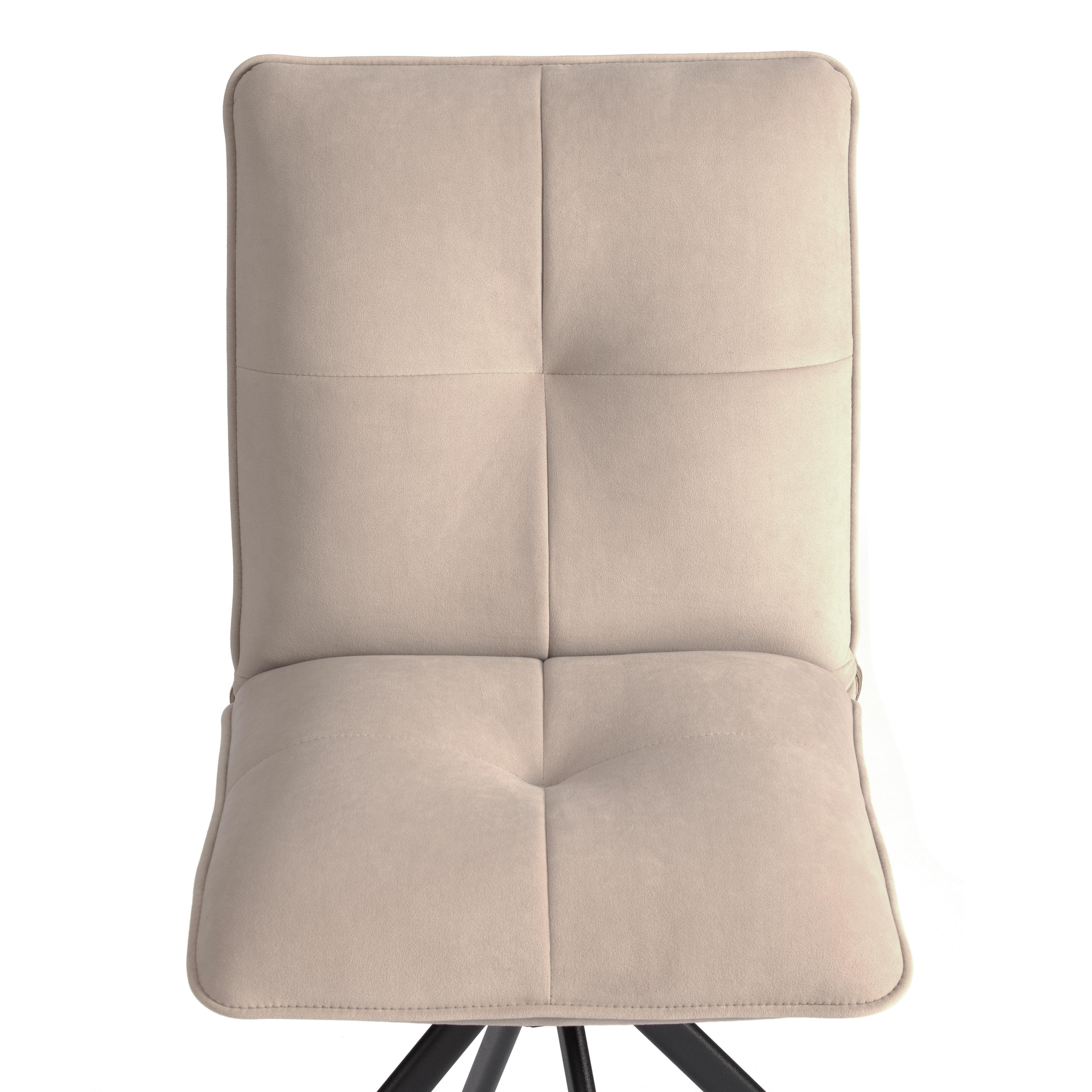 Стул TETCHAIR велюр, бежевый - фото 15