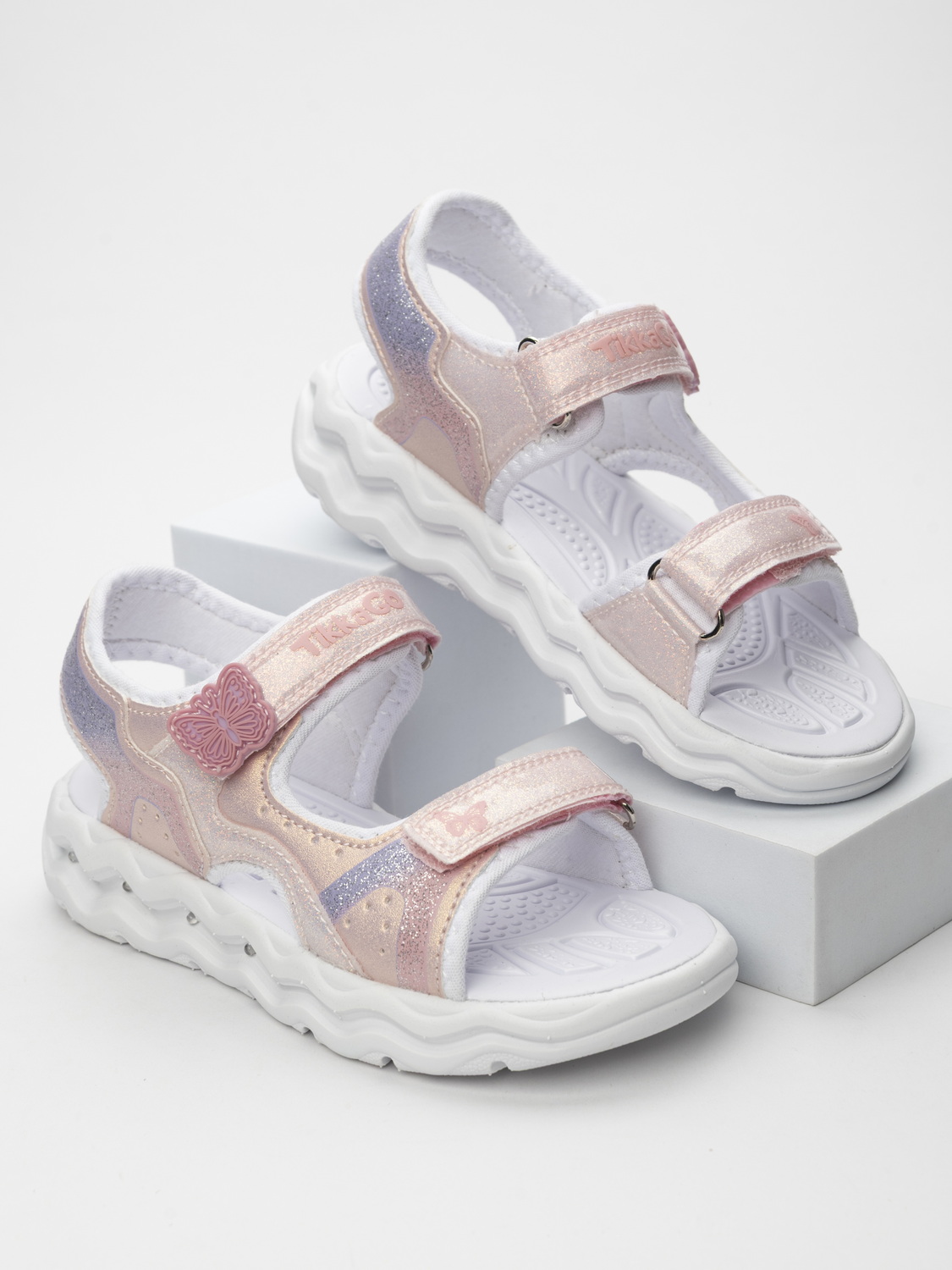 Сандалии TikkaGo 1D08_40806_pink-white - фото 1