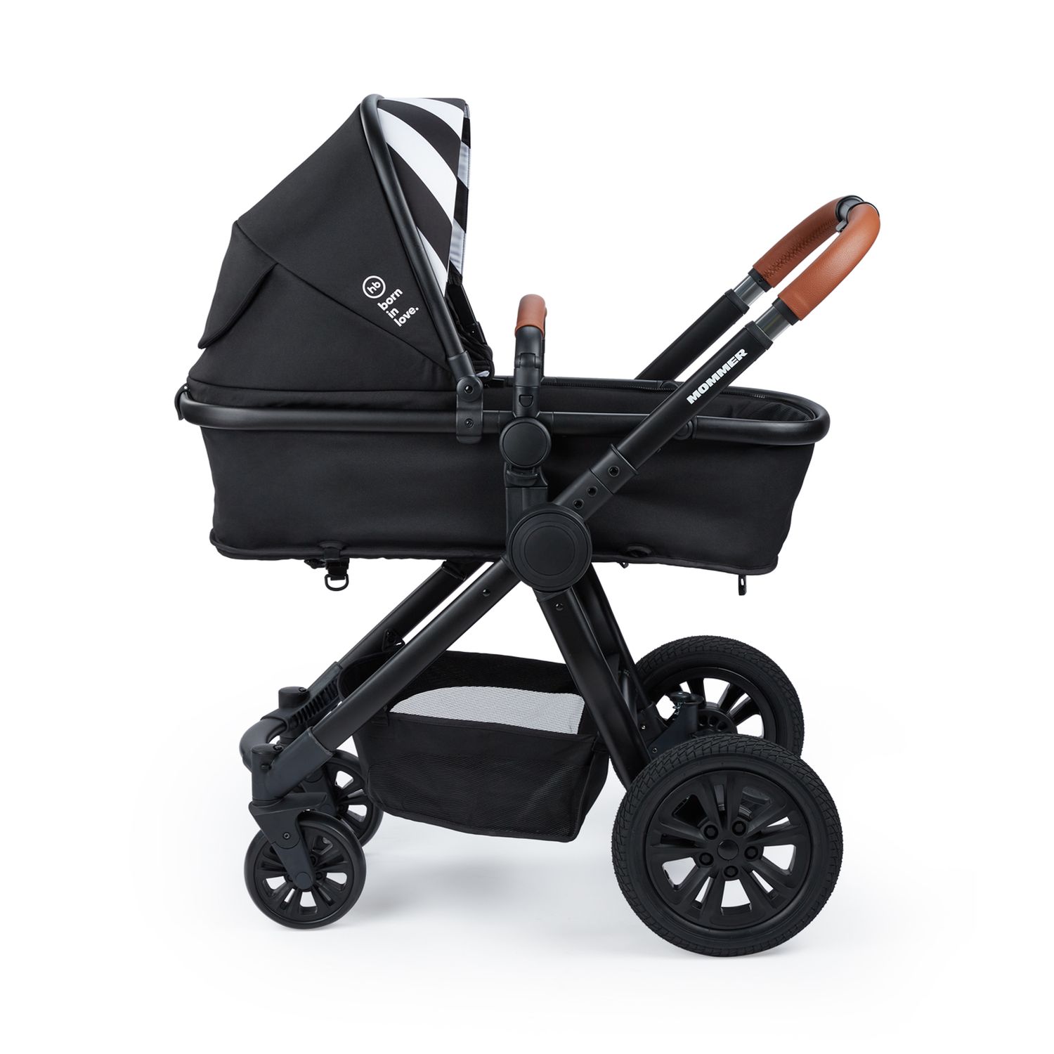 Коляска трансформер Happy Baby черный - фото 7