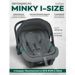 Автокресло Indigo Minky 0 (0 -13 кг) серый